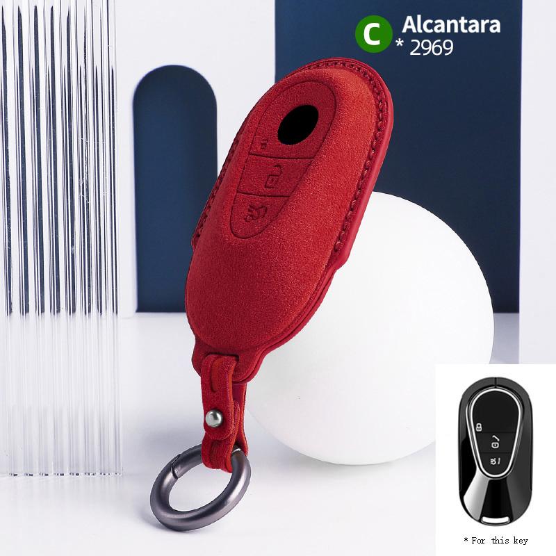 For Mercedes Benz Glc 300L Glc 260L C260L C20 Class Car Key Case Protectors Accessories Keychain Cover Shell 2020 2025 2025 2025