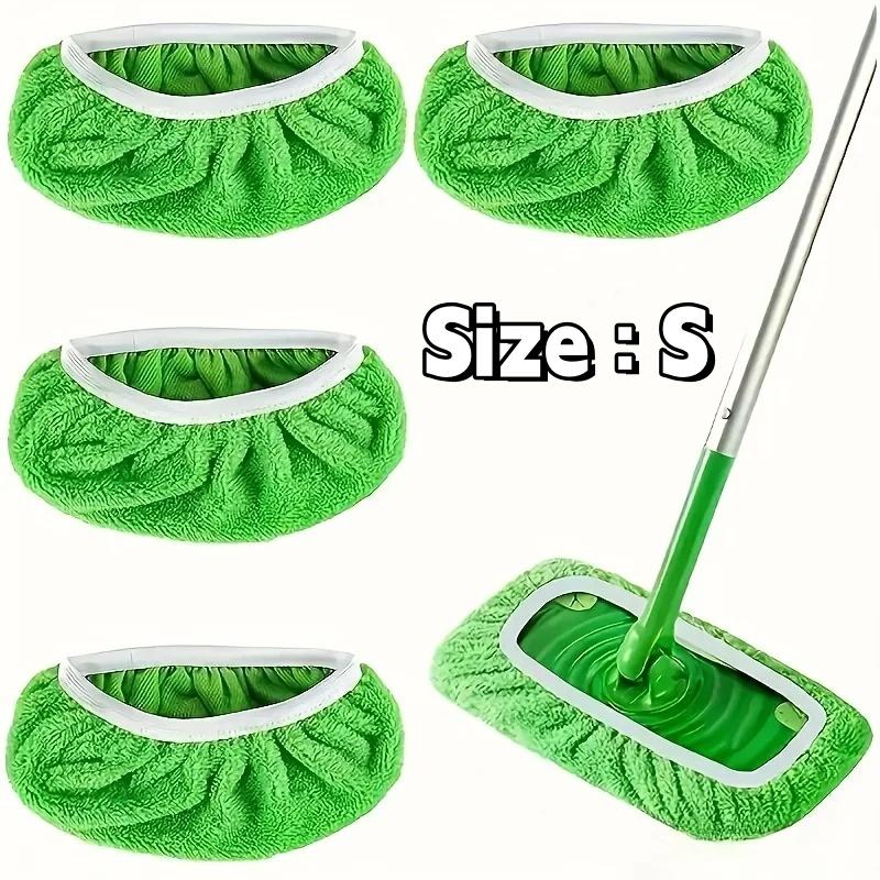 

5/10pcsSweeper Wet & Dry Cleaning Cloths Reusable Microfiber Mop Pads Furniture Flooring Mop Head Replacement Washable Rag Towel 5pcs