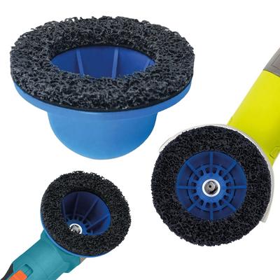 Professional Wheel Hub Grinder Kit Wheel Hub Brush Grinder Resurfacing Cleaning Kit 150mm for Cordless/ Air Drill
