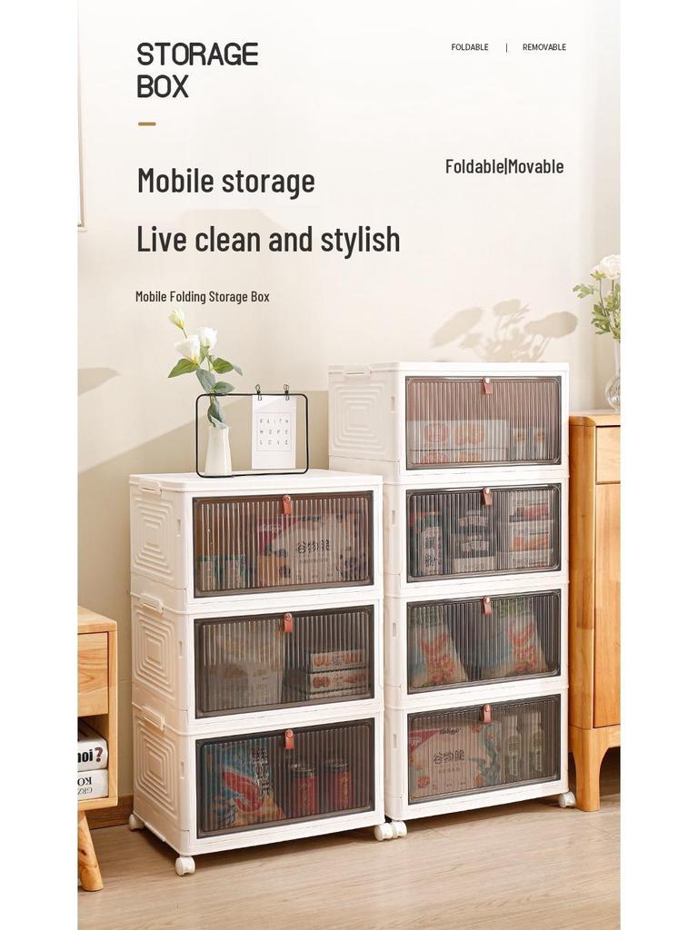 Foldable Drawer and Shoe Storage Cabinet Organizer