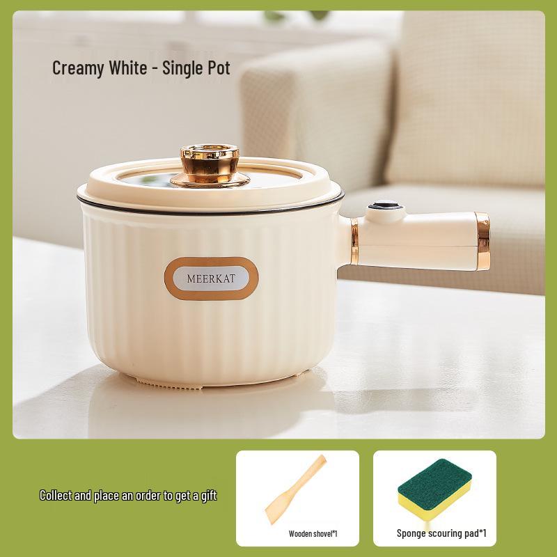 Kompakter elektrischer Hot Pot für Studentenwohnheime - Multifunktionaler Antihaft-Nudel- und Breikocher, Geringe Leistung, 110V