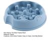 baizihuahu Dog Slow Feeder Bowl, Cat Eating Anti-Slip Bottom Pet Dish, Reduces Choking Vomiting for Cats Dogs