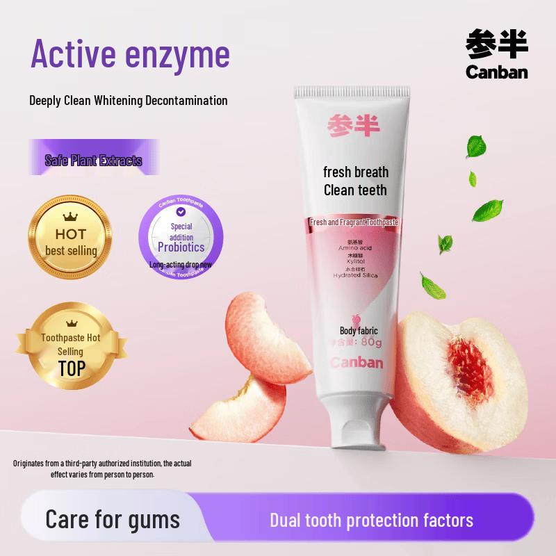Can Half White Peach Oolong Toothpaste Twin Pack