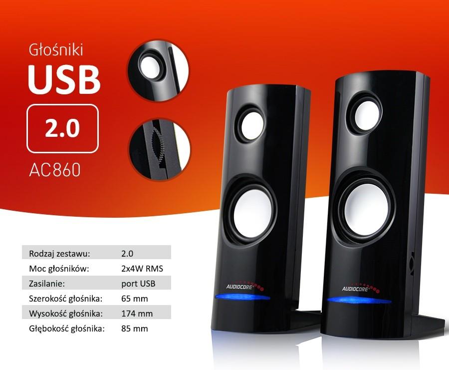 Speakers 8W USB AC860