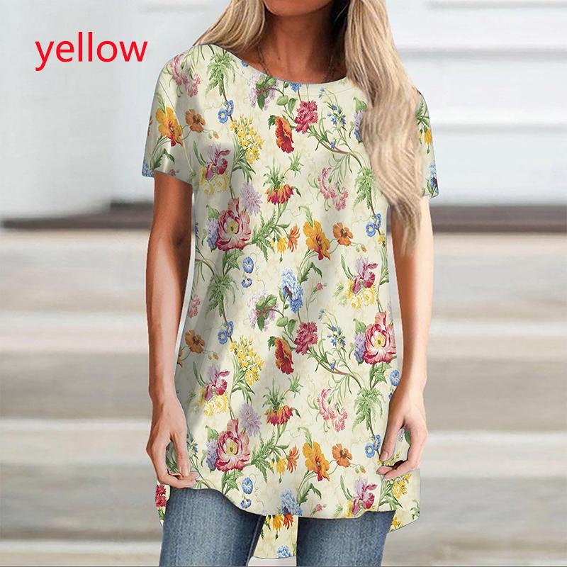 Crewneck Tops Fashion T-Shirts Casual 