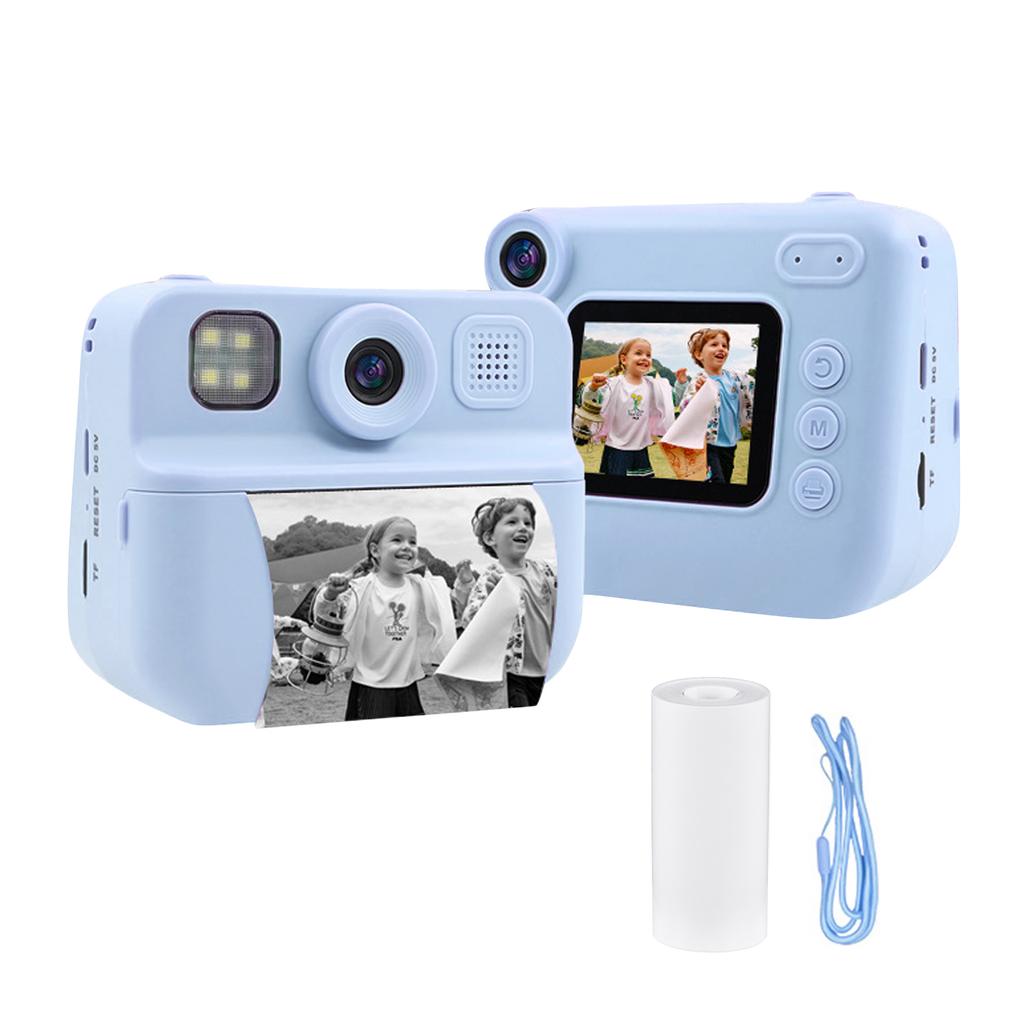 Kids   Print Camera 1080P Digital Video Camera for Kids Age 3+ Years Old 2.0 Inch Screen Toddler Travel Camera for Boys Girls with Print Paper