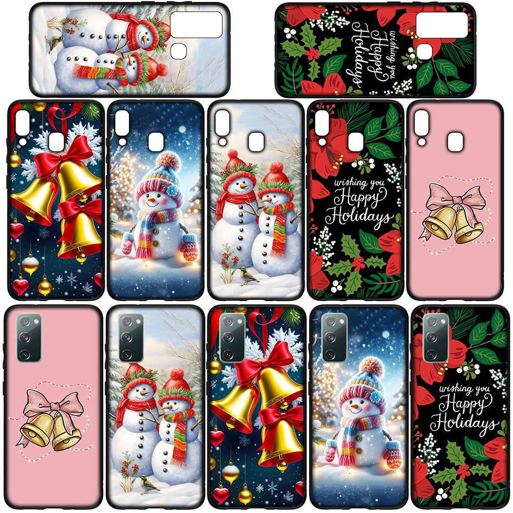Case for iPhone 17 16 15 Xiaomi Poco F8 F7 X7 X6 M8 C85 C75 C71 Redmi Note 14 13 12 11 Pro Max A3 A4 14C 13C 15C Deer Santa Claus Merry Christmas Tree