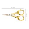 Vintage Engraved Stainless Steel Embroidery Scissors Multi Purpose Craft Tool For Sewing Feather Trimming And Decorative Display
