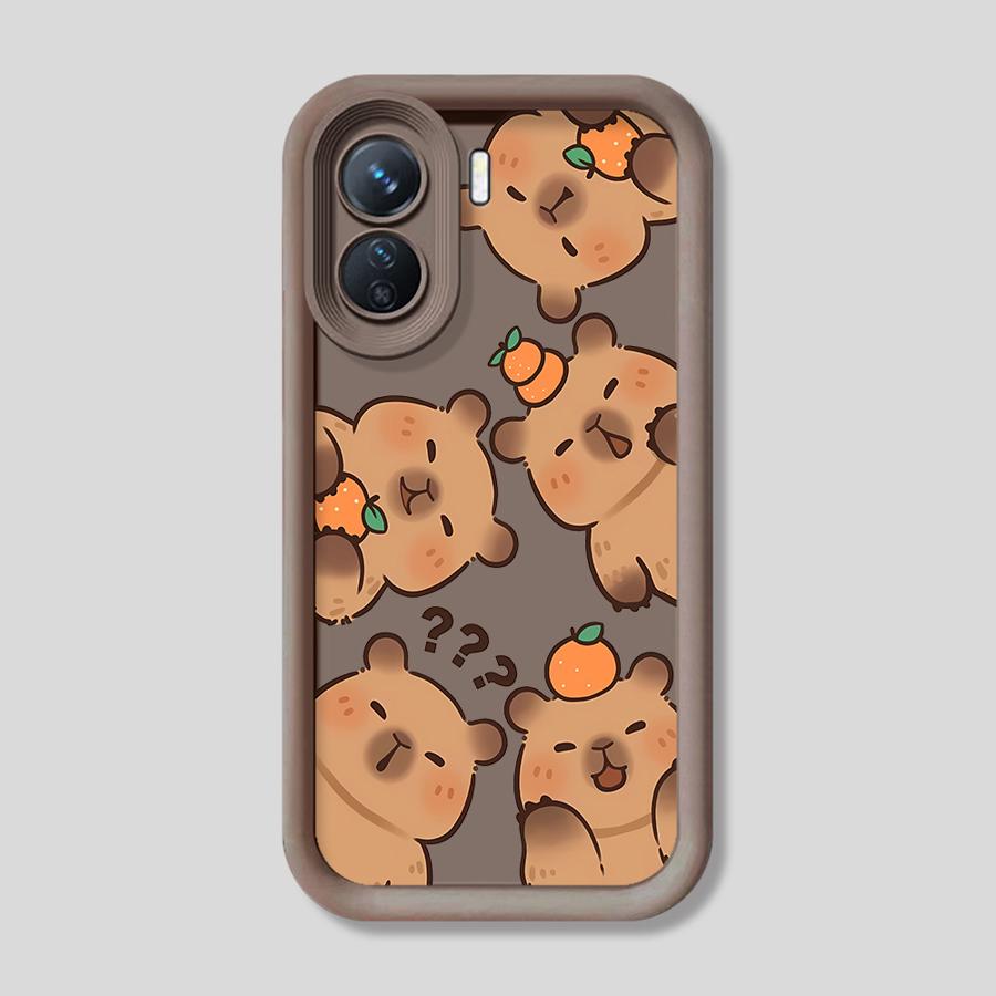 Soft Cover Phone Case for Xiaomi Redmi 12C 14C 10C 13C 9C 9T 10A 9A A2 A1 + A3 Cartoon Cute Capybara