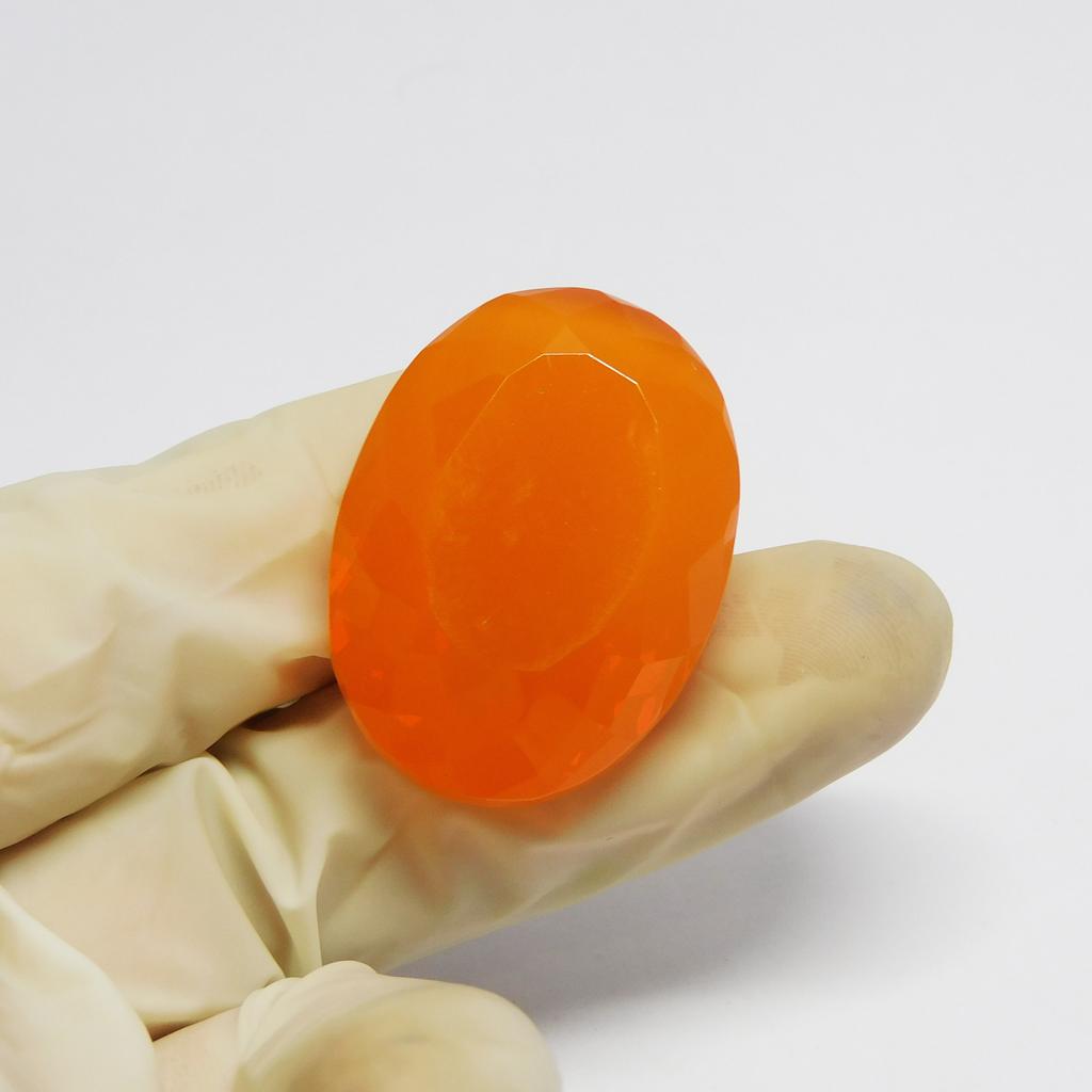 Topaz Orange Huge Size Oval Cut 100.00 Ct Natural Loose Gemstone
