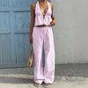 2026 Summer New Vacation Striped Vest Casual Long Pants Women's Casual Suit