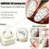 Gel per Scultura Satinato Shimmer Perla Gel per Scultura Setosa Relief 3D Antiaderente per Mano Modellazione 3D Nail Art Gel per Scultura 46 Colori Disponibili