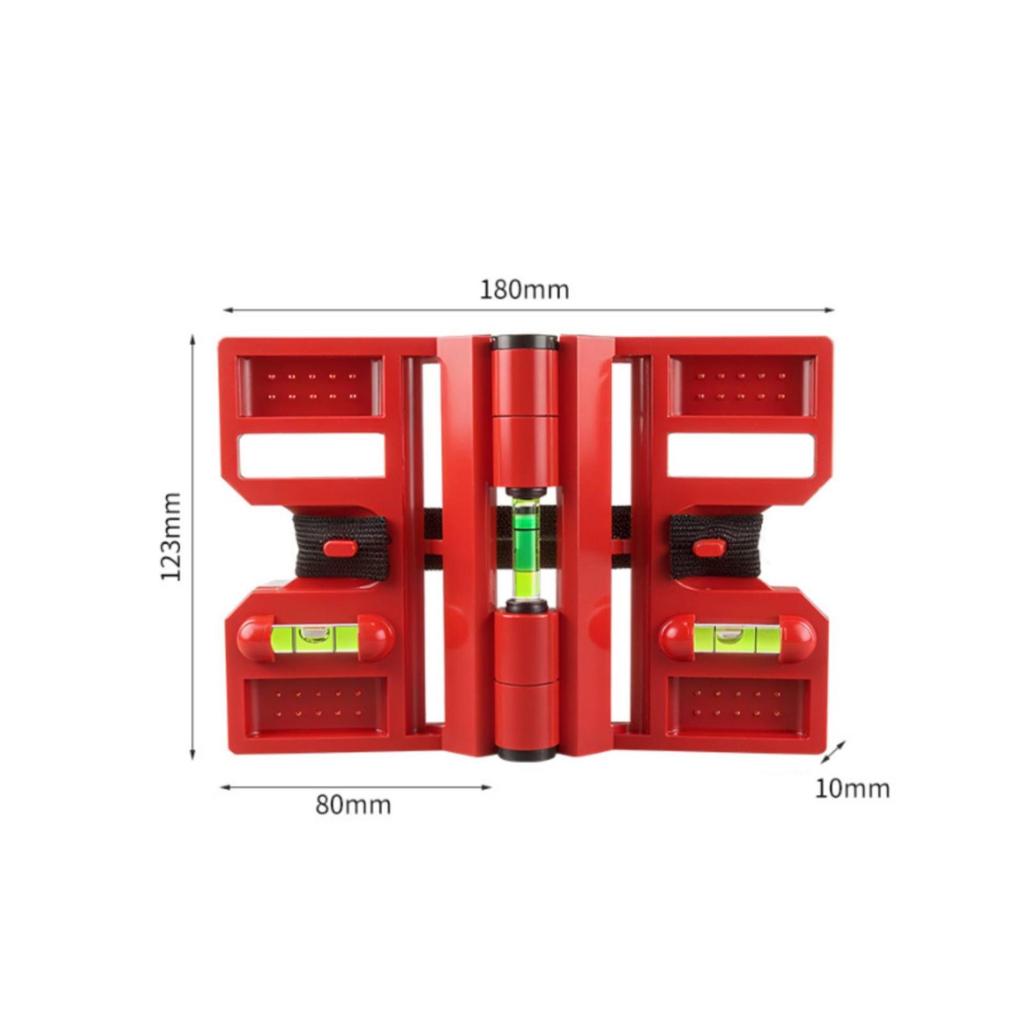2xColumn Leveler Foldable Level Bubble Vial Rotating Post