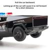 1:32 Pickup Truck Alloy Toys Cars Diecast Models Wheel Pull Back Miniature Police Car Rubber Tires Off-road Toy Home Decoration