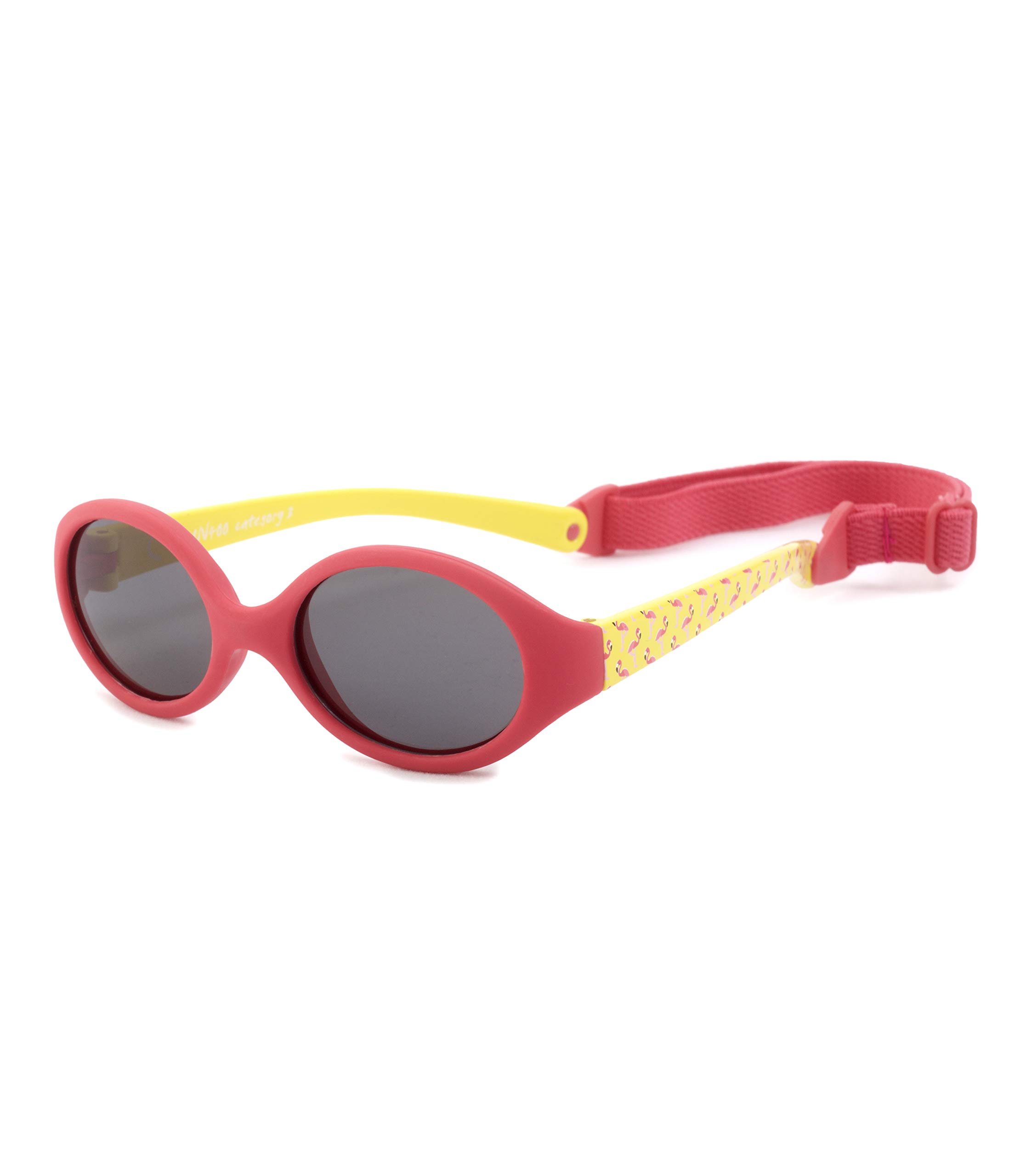 

Kiddus Baby Sunglasses for Ages 6 Months to 2 a Huge Hit in Polarized UV Soft Frame Years, Spain, Lenses, 100% Protection, (Flamingo)