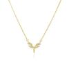 High-End Light Luxury Angel Wings Pendant Necklace for Women
