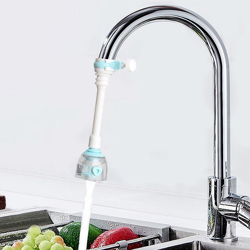 Baijie Faucet Extender, Kitchen Splash-Proof Head, Faucet Anti-Splash Water-Saving Device, Plastic Long Filter