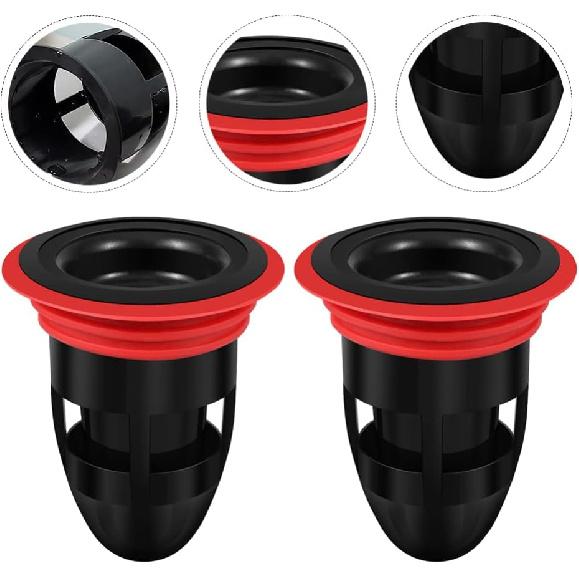 BESPORTBLE Rubber Anti- Odor Floor Drain Shower Waste Water Drainer, No Filter Deodorant Anti- Clogging Backflow Preventer Sewer Floor Drain Core for