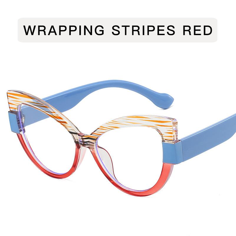 New in Cat Eye Optical Glasses Women Oversized Prescription Glasses Hyperopia Reading Glasses Anti Blue Light Computer Glasses