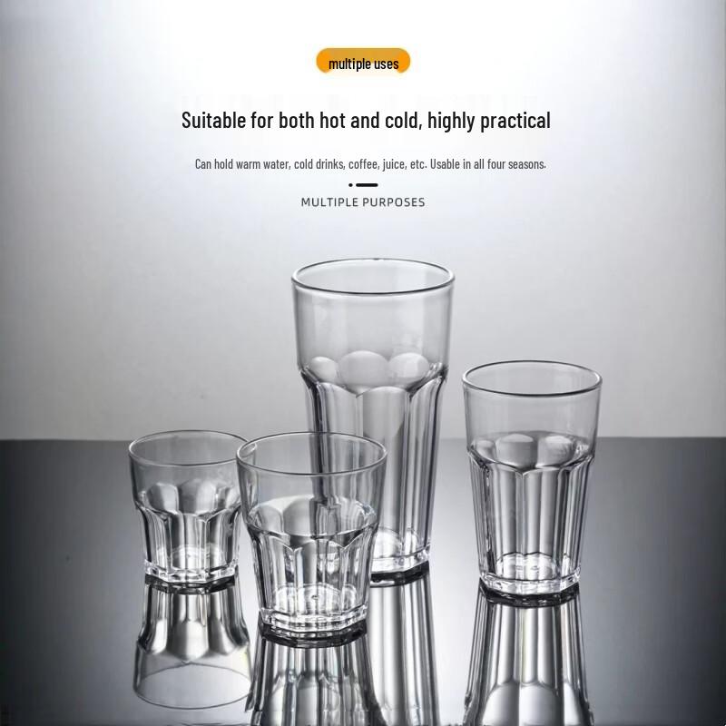 Transparent PC Drinking Tumbler Set