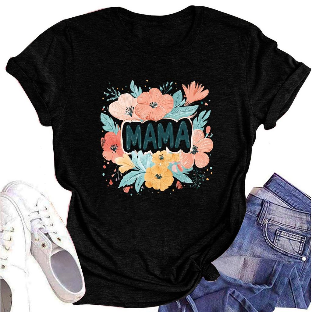 Bedrucktes Kurzarm-T-Shirt mit Rundhalsausschnitt für Kinder