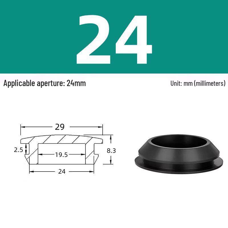 High-Temp Resistant Silicone Rubber Stopper with Card Slot Sealing Cap