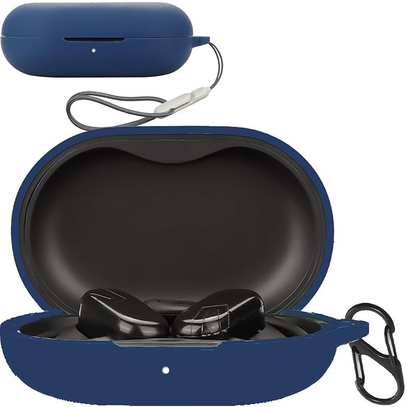 

For SOUNDPEATS Breezy case Cover [HNWEIWEI] for silicon storage case convenience With carabiner trip lightweight protective cover Scratch prevention