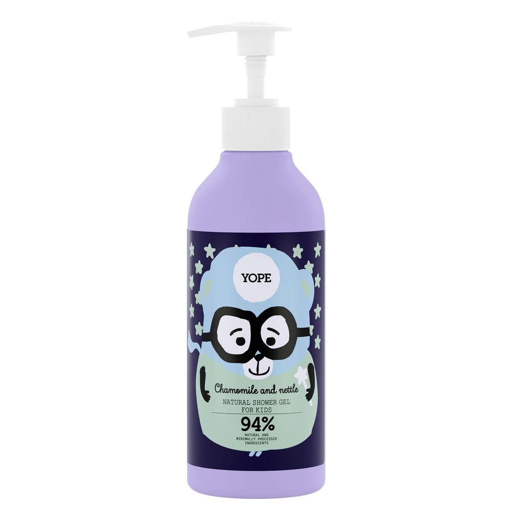 YOPE Natural Body Chamomile Nettle Natural For Sensitive Ecocert Kids' Soap, 400ml, & Scent, 94% Ingredients, Dry, Skin,