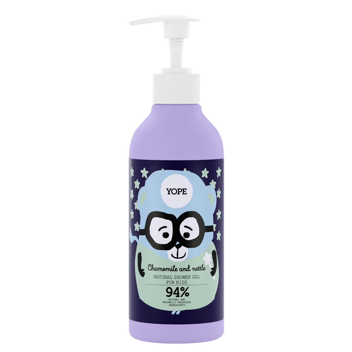 

YOPE Natural Body Chamomile Nettle Natural For Sensitive Ecocert Kids Soap, 400ml, & Scent, 94% Ingredients, Dry, Skin,