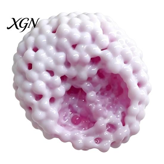 Portable Stress Reliever Bead Filled Crunchy Ball Anxiety Relief Shapeable Squeeze Soft Sensory Toy Travel Moldable Pinch Fidget