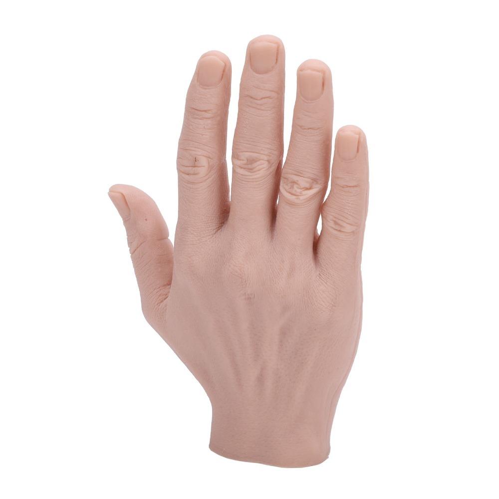 Mano per Pratica Tatuaggio in Silicone Flessibile Riutilizzabile Modello Mano Simulazione Mano in Silicone Principianti