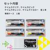 Shachihata Artline Irregular Marker 4 Markers with Brush, Keimura, Case, KLF-F/KM-4S1