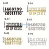 3CM Clock Number Set Easy Installation for Wall Desk Watches Repair D57B