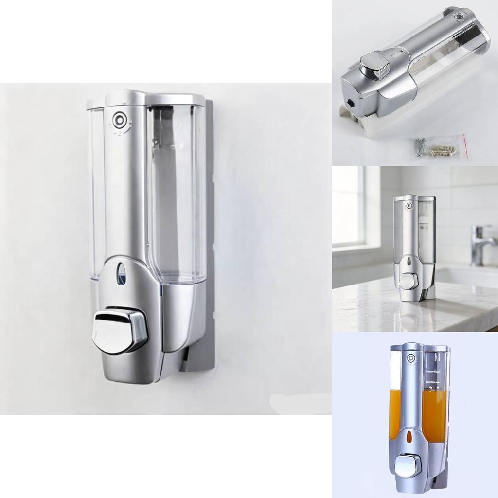 Hotel Bathroom Lockable Soap Dispenser With Hand Press For Commercial Use
