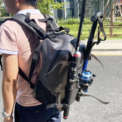 18L Angelrucksack, wasserabweisende Angelschultertasche mit abnehmbarer, gepolsterter Computertasche