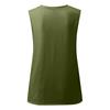 Damenmode V-Ausschnitt Pullover Ärmellos Lässiges T-Shirt Mit Bügel-Diamanten