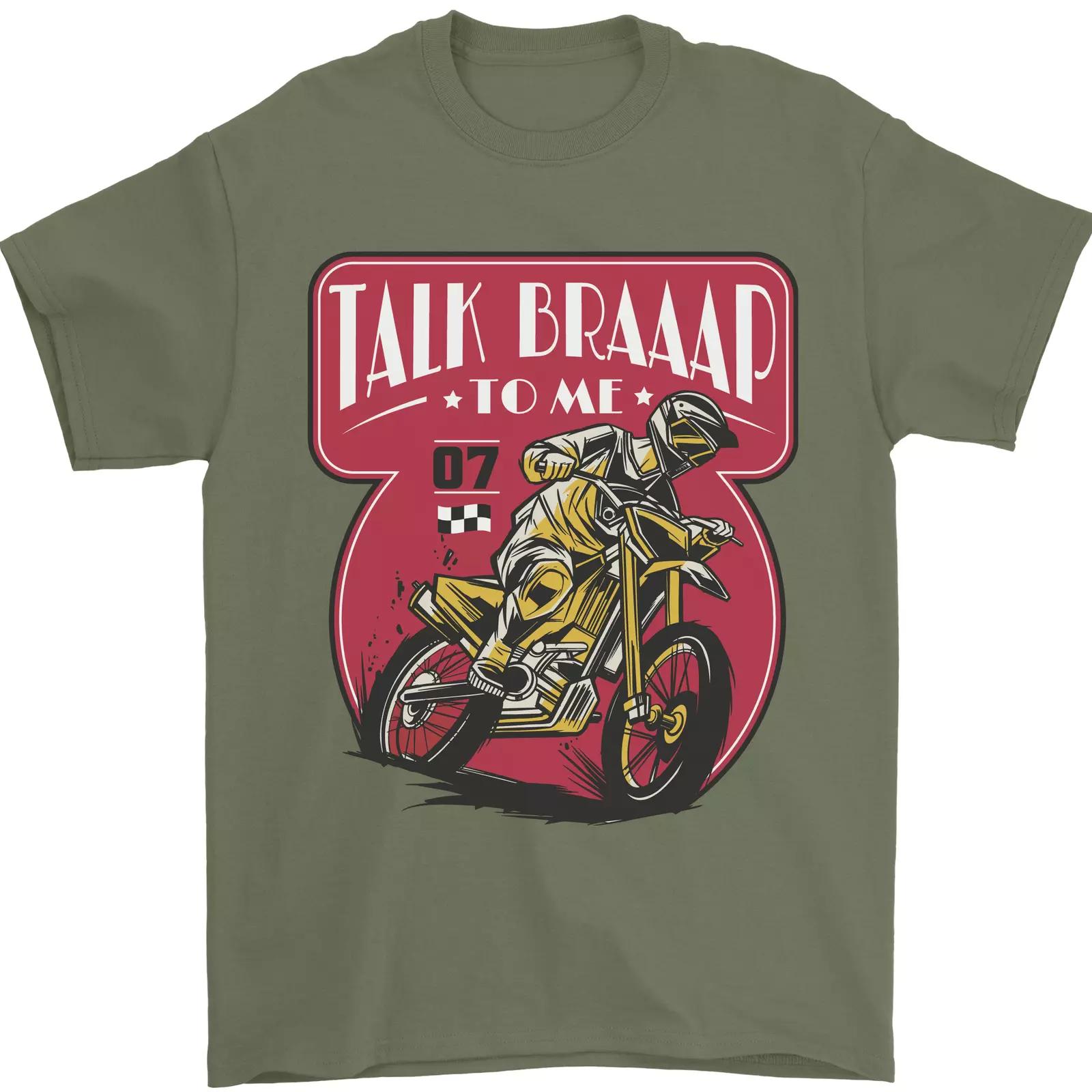 

Motocross Talk Braaap Motox Dirt Bike Motorcycle T Shirt M