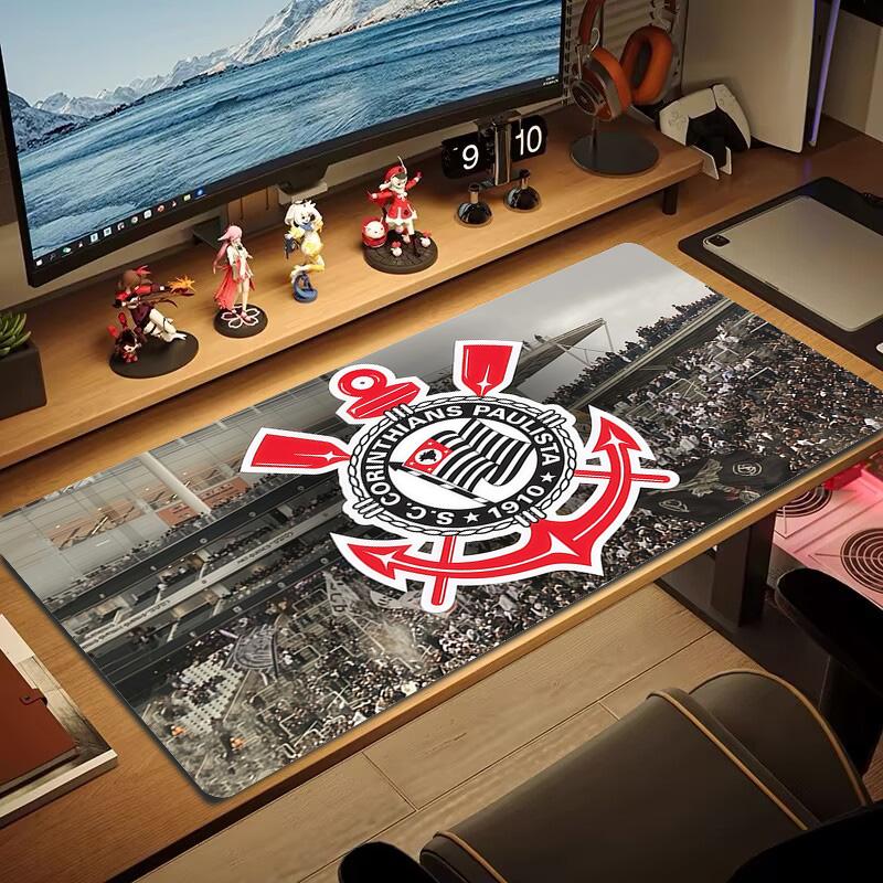 Corinthians Print Cushion Non-slip Laptop Tablet Big Mousepad XXL Mat Mini PC Playmat With Lock Edge
