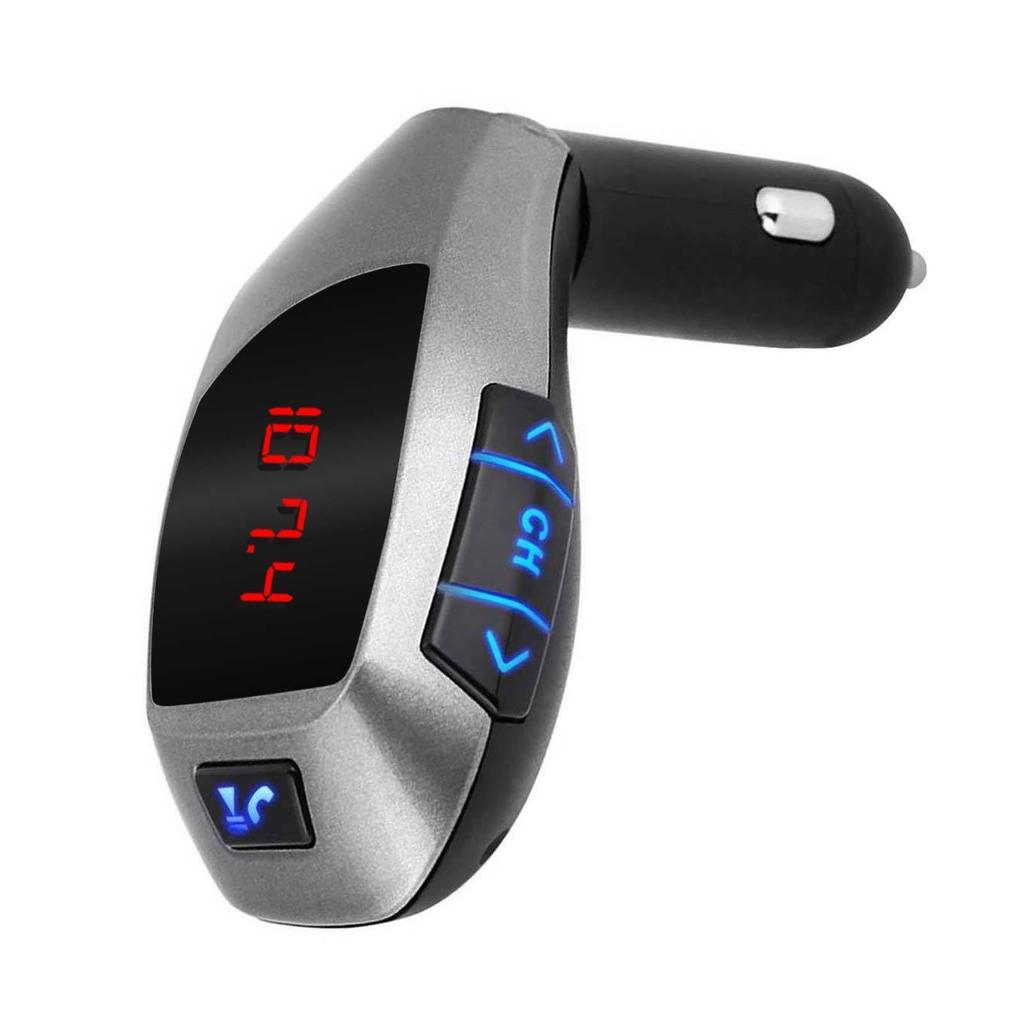 Bluetooth Car Kit FM Transmitter MP3 USB SD LCD Charger Wireless X5 Handsfree