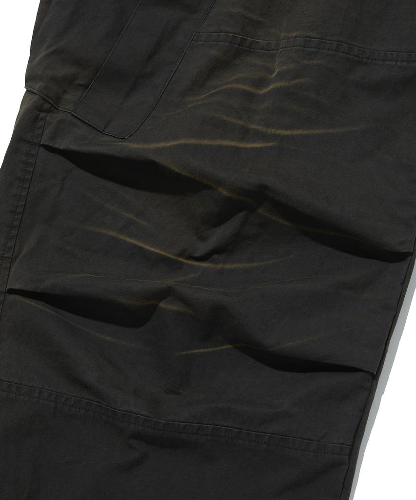 Seuweideu Washed Cargo Pants [Dark Black]