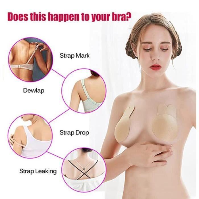 Self-adhesive Bra - Invisible - Push Up - Reusable - Comfortable - Wire-free