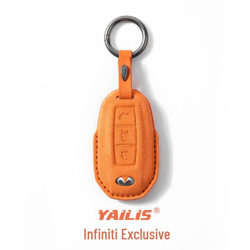 Infiniti Key Case for Q50L, QX50, QX60, QX55, Q70L, FX35, QX80 - Protective Shell and Buckle