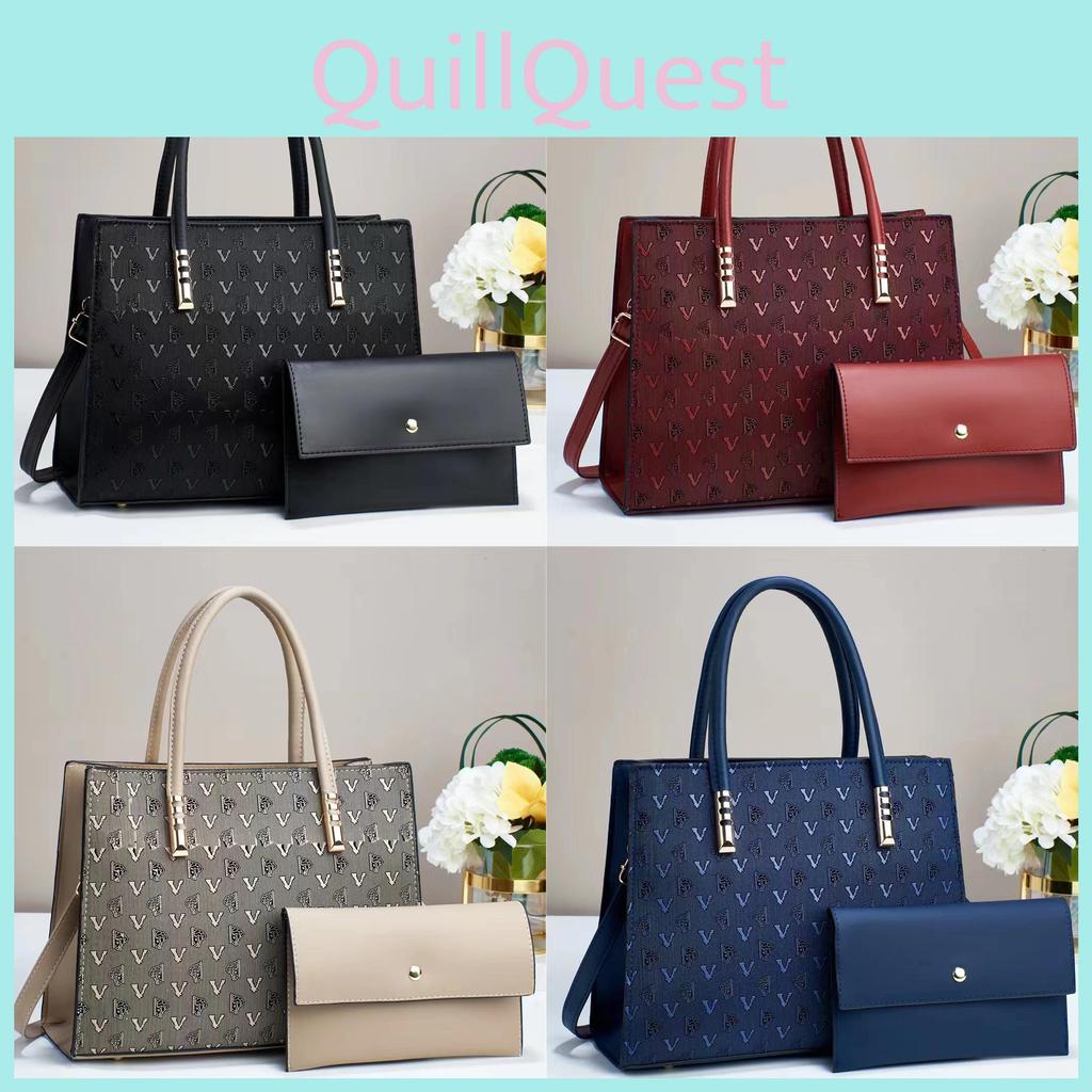 Women Crossbody Modern Bag Tote Bag Set With Multiple Compartments For Use Daily