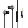 New Type-C Metal In-Ear Earphones with Microphone and Wired Control - Heavy Bass Quality.