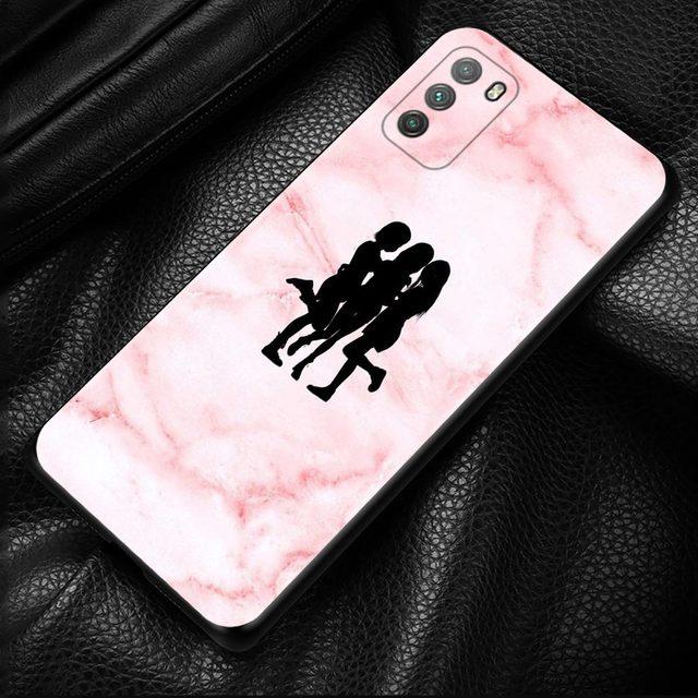 Pink Marble Flower Case For Xiaomi Poco X3 F3 Gt M3 Nfc F1 M3 M4 Pro 5g F3 Gt Cover For Mi 11t 10t Pro 9t 11 Note 10 Lite Civi