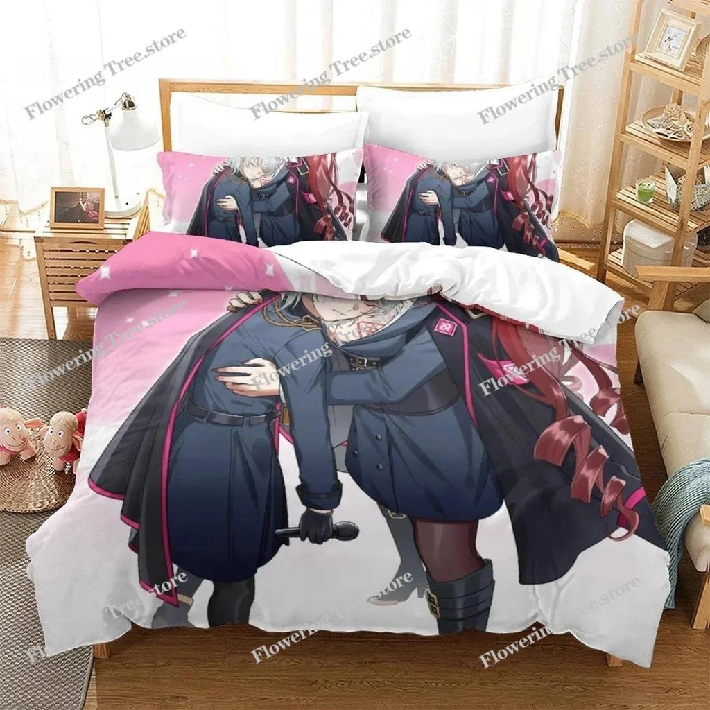 Hypnosis Mic Division Rap Battle Rhyme Anima Bedding Set Single Twin Full Queen King Size Bed Set Kid Bedroom Duvet cover Sets