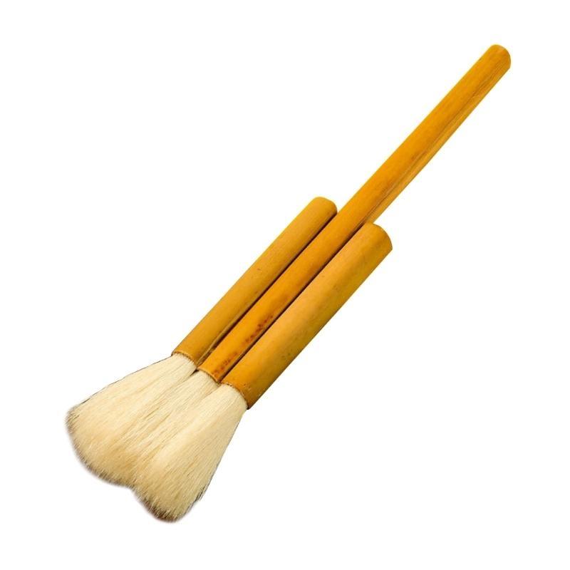 W89C Hake Brush 3/4/5/6/7 Tubes Sheep Hair Painting Brush for Pottery Ceramic