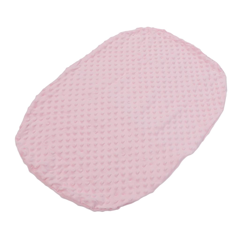 Baby Bassinet Sheet Bassinet Mattress Pad Cover Soft Velvet Cradle Sheet for Boys and Girls Pink