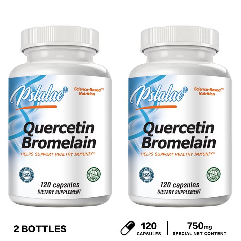 Pslalae Is Rich In Quercetin, Bromelain Capsules, and a Complex Plant Extract Formula; Suitable for Daily Care for Adults.