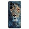 For Xiaomi Redmi 13C 4G Case Animals Painted Black Bumper Silicon TPU Coque for Redmi13C 4G 13 C Shockproof Covers Wolf Soft Bag
